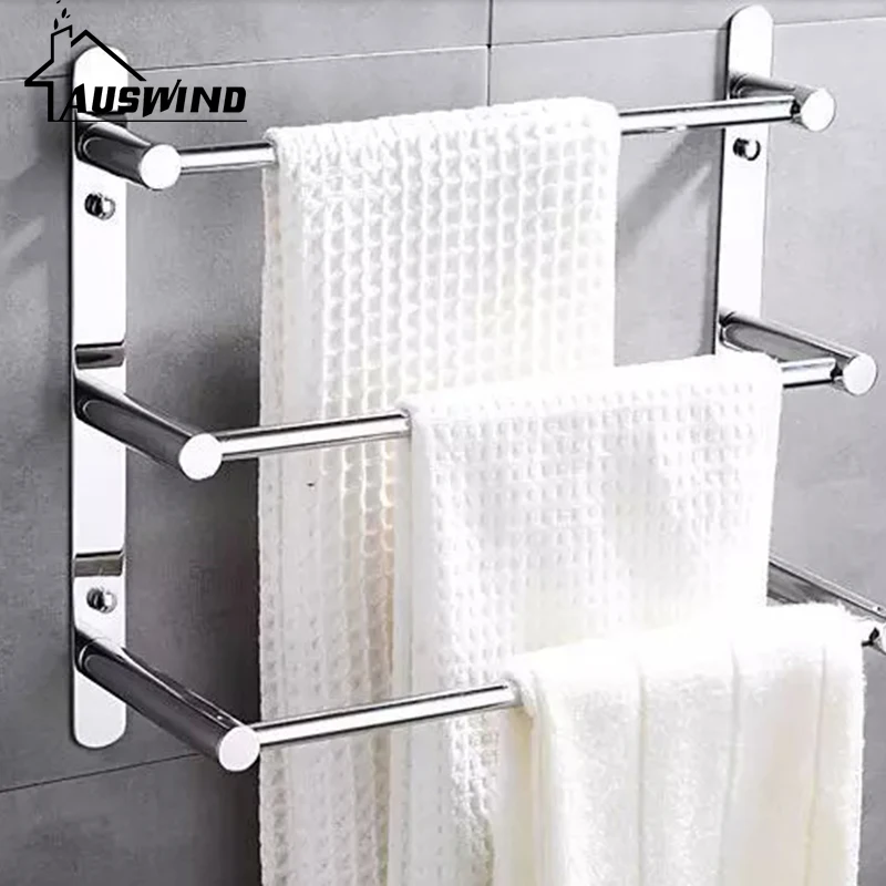 60 см длина 304 Нержавеющая сталь полотенцесушитель современная вешалка для