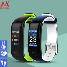 Smart Band P1 плюс Цвет дисплей Фитнес трекер Браслет ЧСС в режиме реального времени крови Давление монитор браслет IP67 Водонепроницаемый