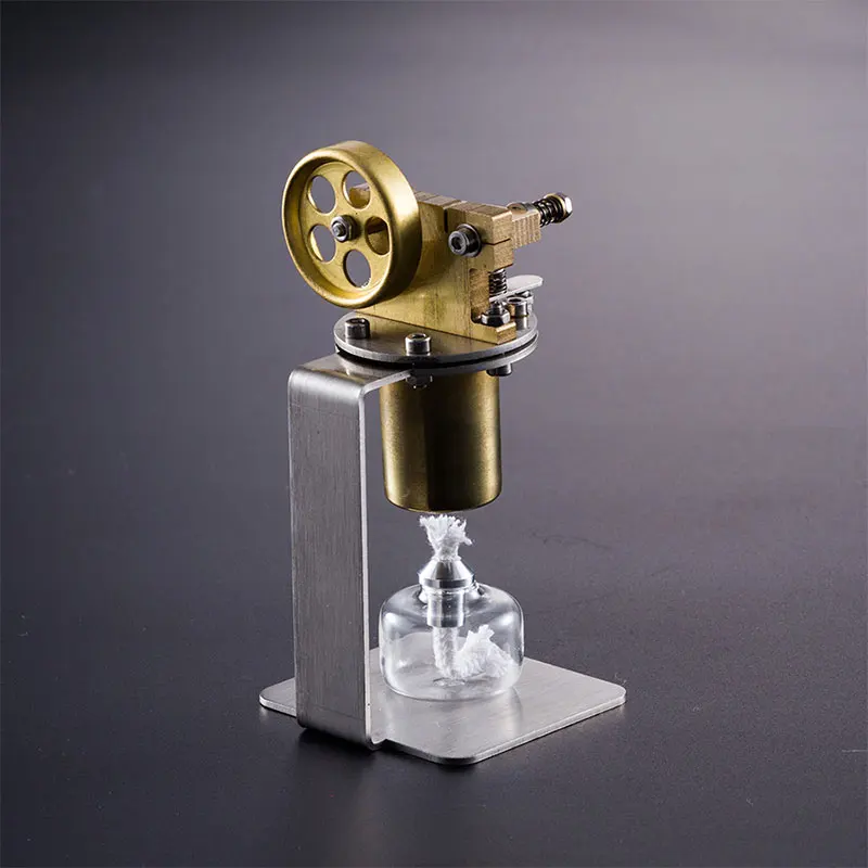 

Mini Copper Boiler Sterling Steam Engine Generator Model Power by Alcohol Physics Educational Scientific Teaching Toys