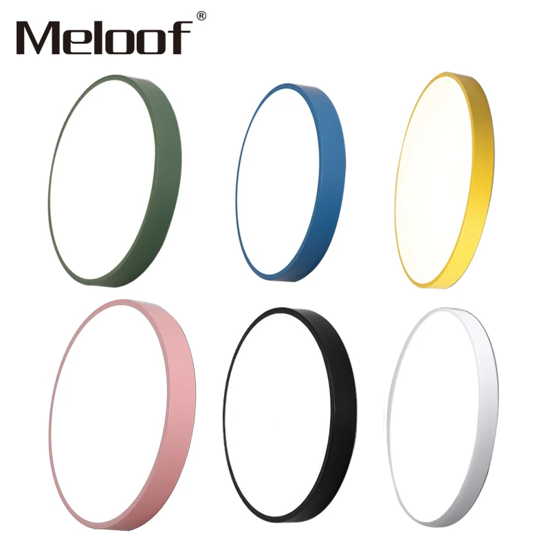 

Tricolor sectional dimming LED Ceiling Light Living Room Bedroom Light Corridor Balcony Kitchen Ceiling Lights Surface mount