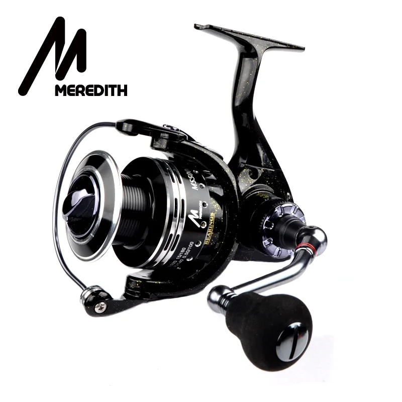 Meredith 6BB+ 1RB тянущаяся спиннинговая катушка с увеличенной катушкой 8-12 кг Max Drag Sea Boat спиннинговая Рыболовная катушка