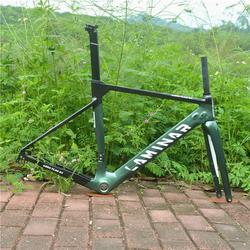 Top LAMINAR AERO FLOW Carbon fibre high-steel highway frame passed UCI certification Aerodynamics Broken wind design Barrel shaft 3