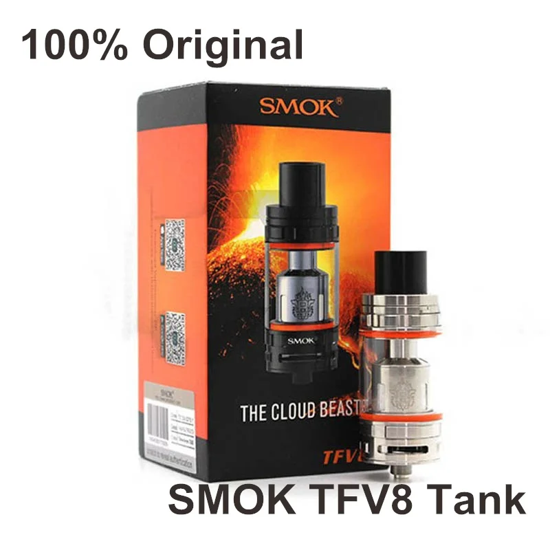 Original Smok TFV8 Atomizer 6ml Top filling Airflow Control Cloud Beast SUB OHM TANK With V8