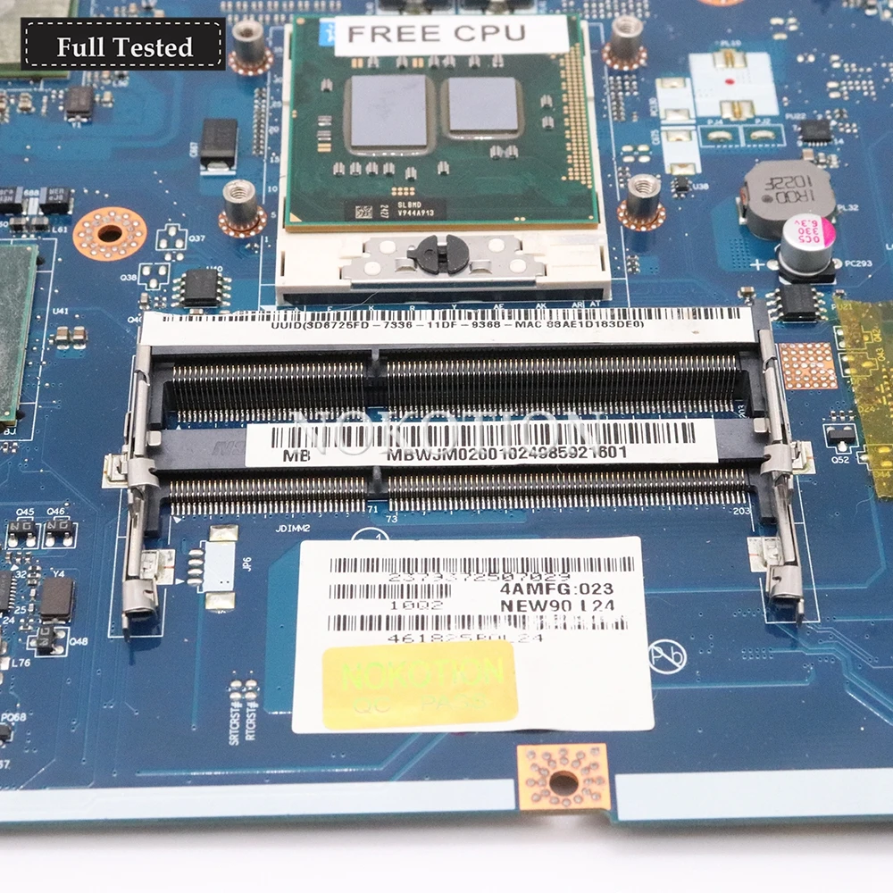 NOKOTION MBWJR02001 MBR5402001 MBWJM02001 اللوحة الرئيسية لشركة أيسر أسباير 5741 اللوحة المحمول NEW70 LA-5891P غيفورسي HD 5470 DDR3