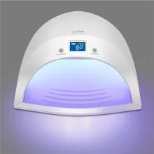 Портативный UV3 плюс 60 Вт ногтей сушилку быстро сушилки УФ-лампы инфракрасного зондирования леди ногтей инструменты светодио дный лампа для лака для ногтей лечить все гель