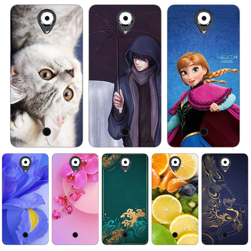 Милый модный чехол с цветами для WiKo U FEEL Ufeel чехлы рисунком из мягкого ТПУ телефона