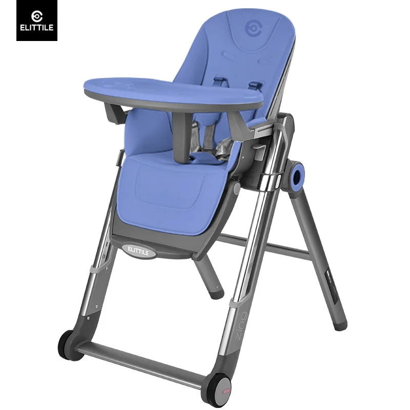 

One-button folding baby dining chair multi-function children's dining chair foldable complementary food chair baby chair
