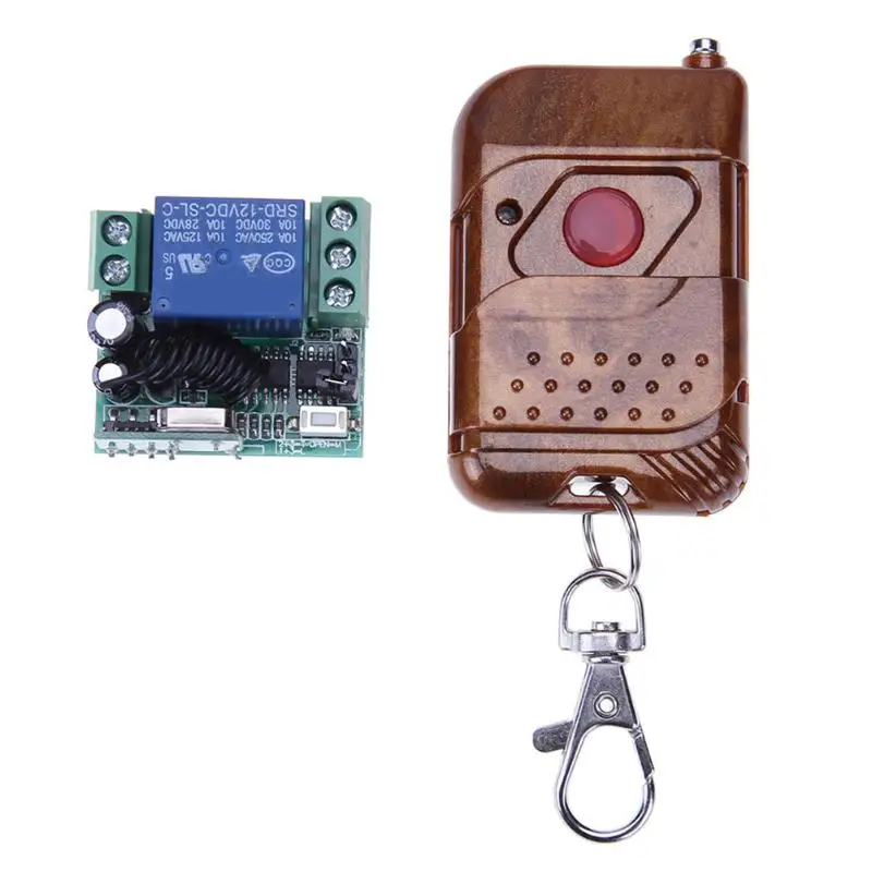

ALLOYSEED IR Wireless Remote Control Device DC 24V 1 CH RF Wireless Remote Control Switch System 433MHZ Easy Safe Use