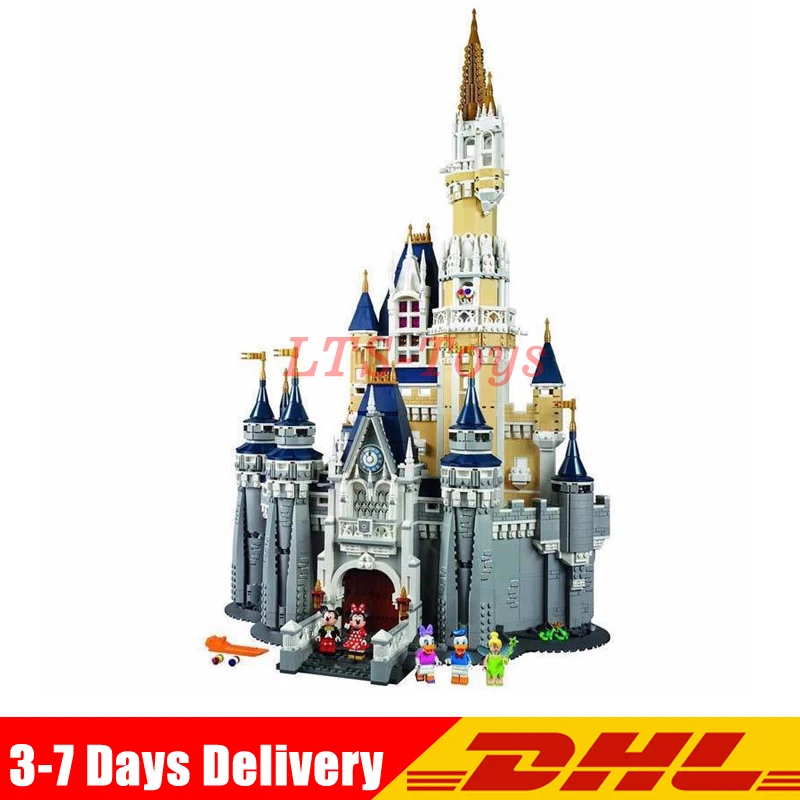 

LEPIN 16008 Cinderella Princess Castle City set 4080pcs Model Building Block DIY Toys Christmas Gifts Compatible Legoed 71040