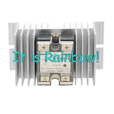 

Free Shipping DC/AC 3-32VDC 24-480VAC Solid State Relay SSR 75A SSR-75DA + Heat Sink