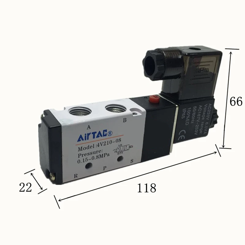 5 Way 2 Position Electric Solenoid Valve