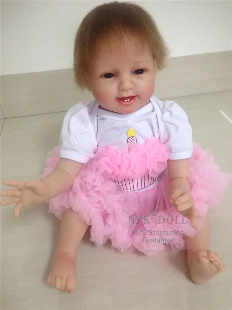 

Sweety 55cm 22inch Realistic Magnetic Pacifier Bebe Soft Cotton Body Silicone -Reborn -Baby -Doll 100% Safe Material Reborn Doll