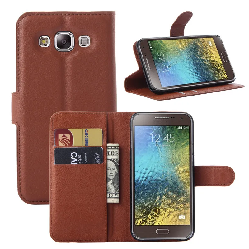 For Samsung Galaxy E7 E7000 Flip Leather Case cover For Samsung Galaxy