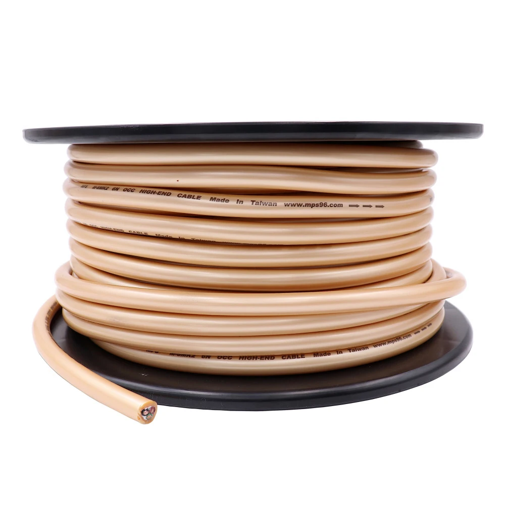 

MPS M-6MK2 New Original 6N OCC Power Cable Line 99.99997% Single Crystal Copper AC Power Cord Speaker Cable Wire HIFI Audio DIY
