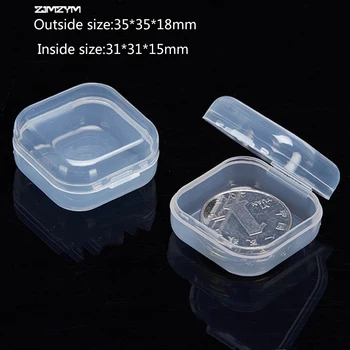 

1PC New Portable Jewelry Tool Box Container Ring Electronic Parts Screw Beads Component Storage Box