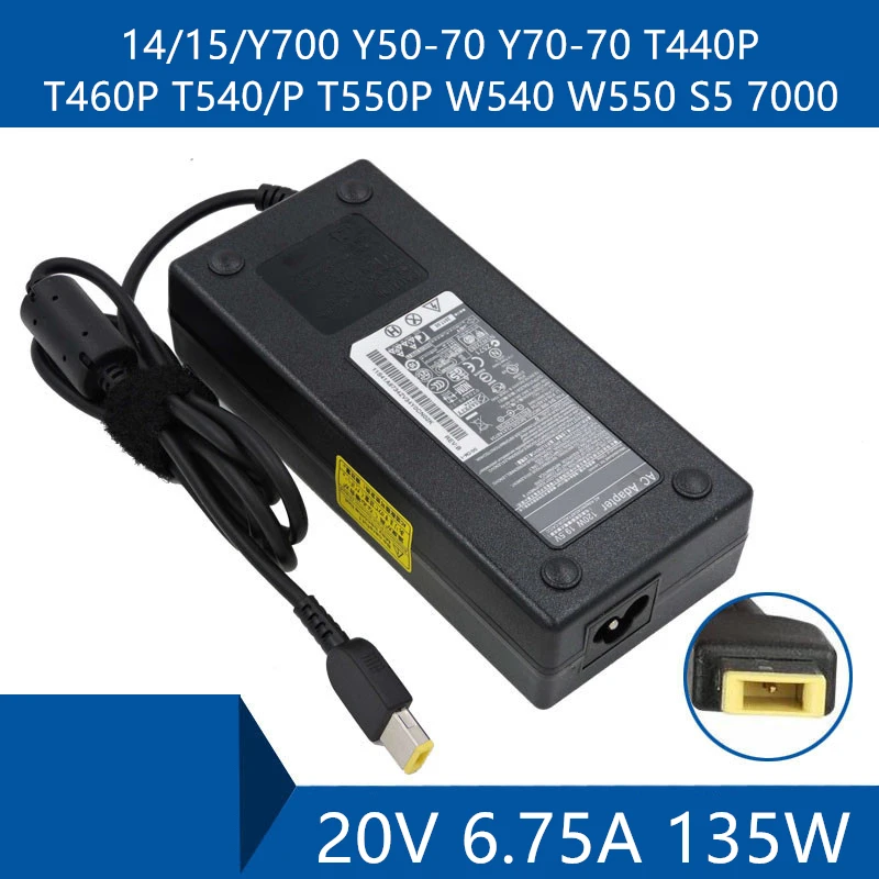 Ноутбук адаптер переменного тока постоянного тока с разъемом для порта зарядки кабель для lenovo/14/15/Y700 Y50-70 Y70-70 T440P T460P T540/P T550P W540 W550 S5 7000