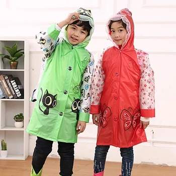 

Cartoon Raincoat Poncho Backpack Rainproof Waterproof Rain Coat Kids Woman Girls Boys Cartable Garcon Primaire Rainwear 50KO129