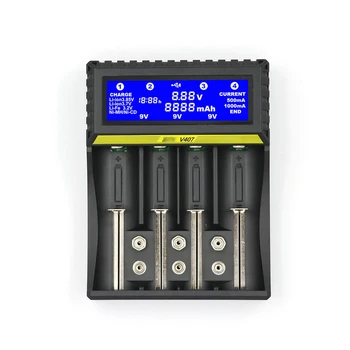 

Smart Fast Charger For 9V AA AAA 18650 Ni-MH Ni-CD Li-ion Li-fe Battery LCD Mufti-functional Batteries Charging Hub Dock Charger