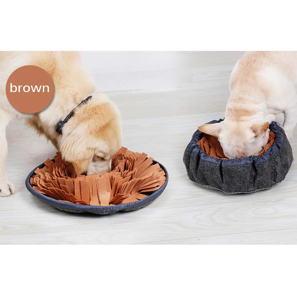 Konesky Pet Smelling Mat Pet Educational Toys Dog Snuffle Mat Smell Training Mat Dog Release Stress Feeding Mat