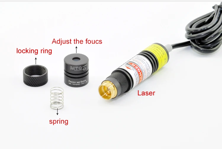  1PC Red beam 10mW-200mw 648nm 650nm laser module one line laser marking positioning lights marking device