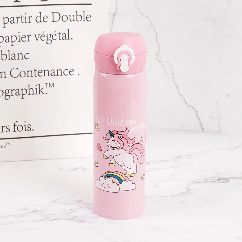 Cute Cartoon Unicorn Vacuum Flasks Thermos Stainless Steel Thermocup Travel Thermal Bottle Coffee Cup Insulated Water Bottles19