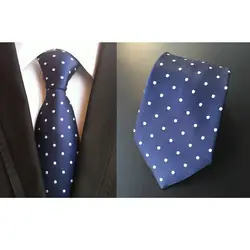 Классические мужские в горошек Цветочный 8 см шеи галстук жаккардовые широкие вечерние галстук BWTHZ0007