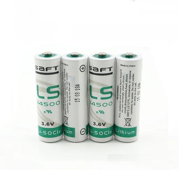12PCS saft LS14500 ER14505M 3.6V AA lithium batteries,for equipment and