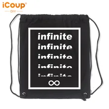 ICoup бесконечное списки Сумки-холсты шнурок