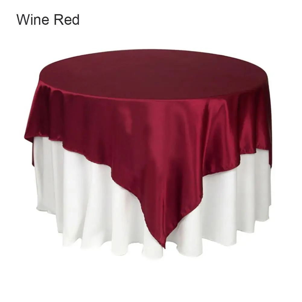 145 cm * 145 cm محددة متعددة اللون الراقية مربع الجدول الساتان للفندق مطعم ل مأدبة الزفاف حزب المهرجانات 145 cm * 145 cm محددة متعددة اللون الراقية مربع الجدول الساتان للفندق مطعم ل مأدبة الزفاف حزب المهرجانات