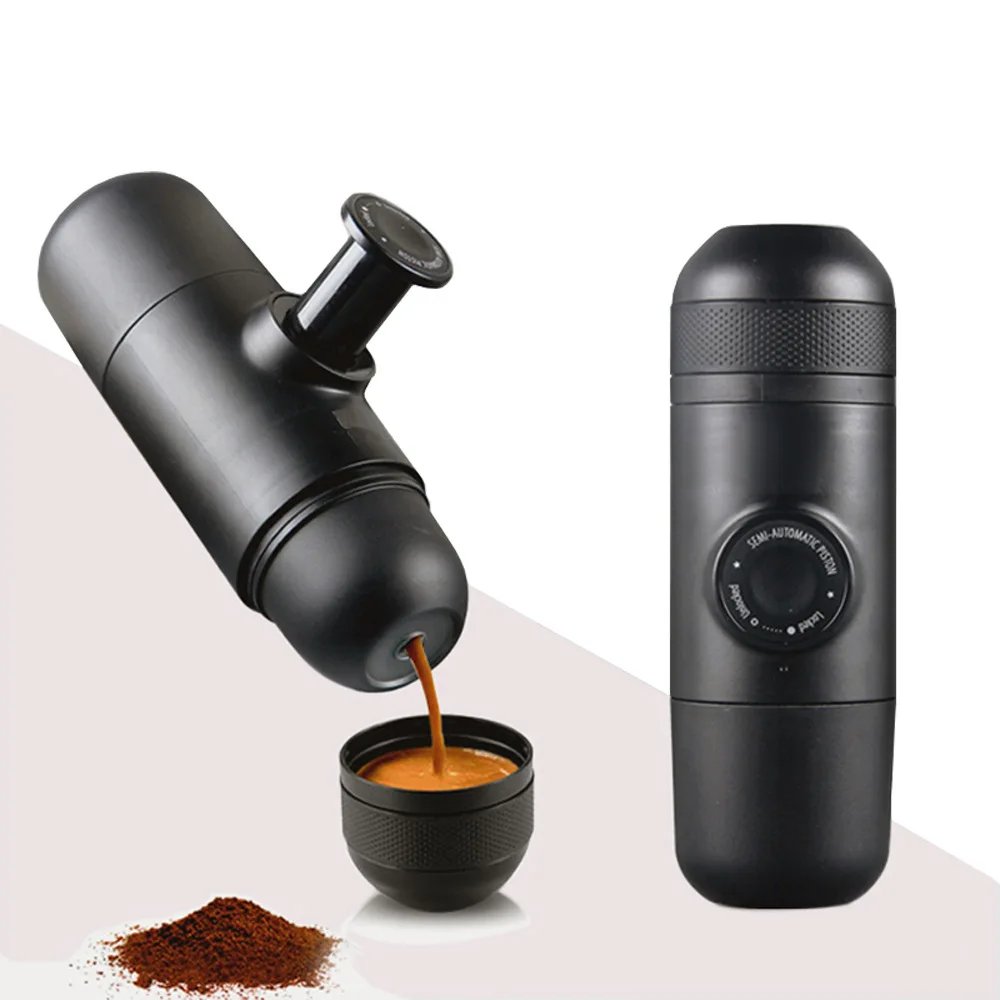 Портативная мини-Кофеварка Minipresso для эспрессо, кофейная пудра, перколяторы 70 мл, Классический бариста, новинка