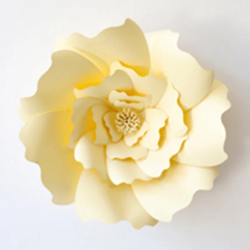 JOY-ENLIFE 1 шт. 30 см/40 см DIY Бумага цветы фон декоративные искусственные цветы украшения на свадьбу на день рождения вечерние украшения дома - Цвет: Beige