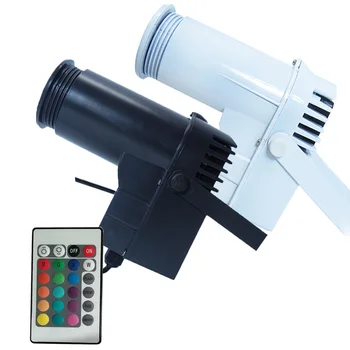 

BEIAIDI 10W RGB LED Pinspot Spotlight With Remote Disco DJ Bar Party Pub Beam Stage Light Mirror Ball Reflection Decoration Lamp