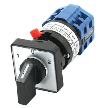 

660V 10A 3-Position 2Phase Electric Welding Machinery Changeover Switch LW28-10/2C