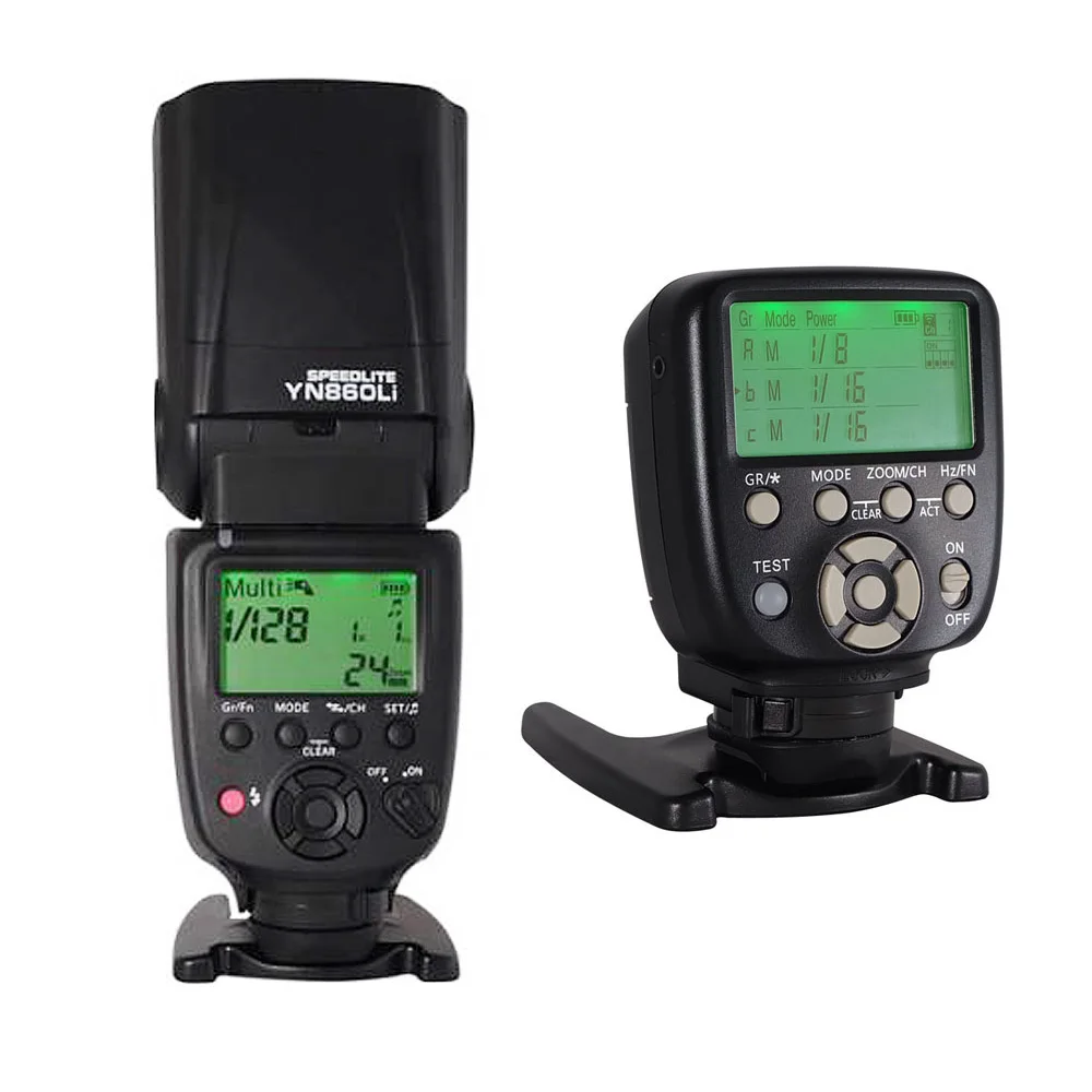 Беспроводная вспышка YONGNUO YN860Li + YN560 TX II ручной триггер для камеры Canon Nikon