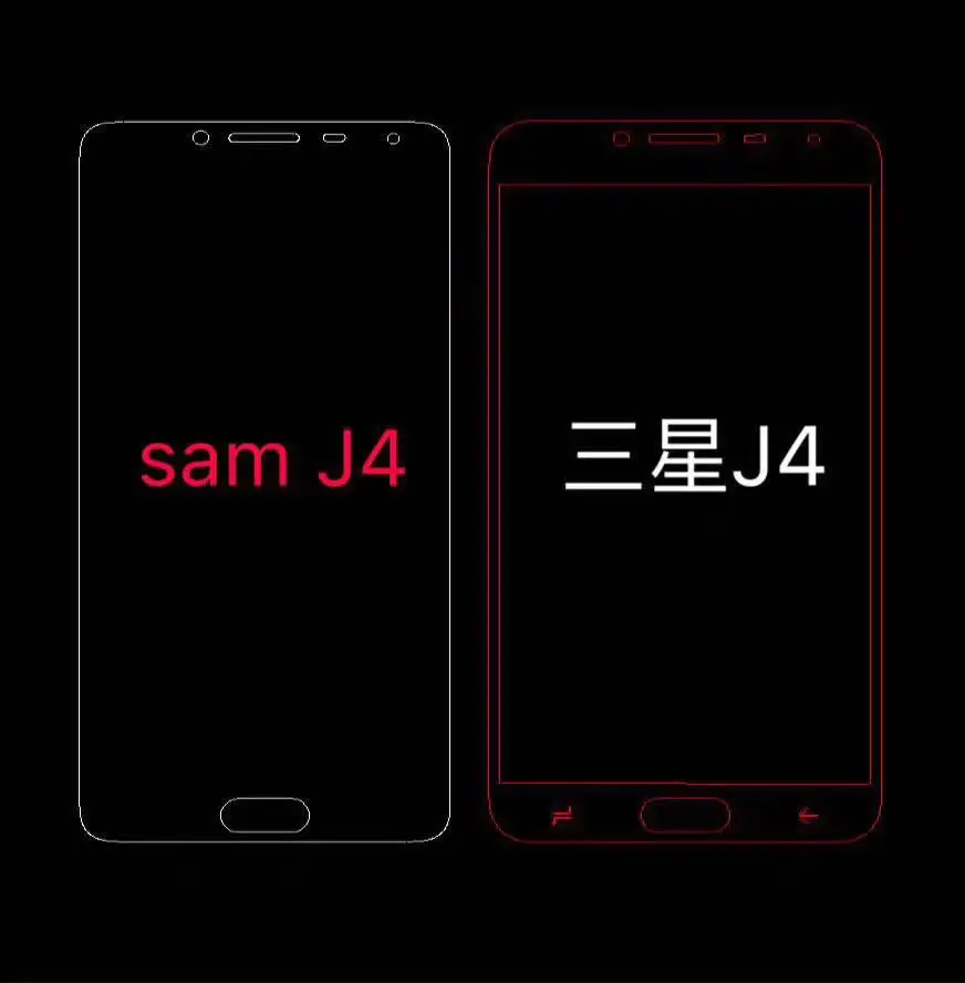 Sinzean 100 шт. Новинка 2018 для Samsung J4/J4 Plus прозрачное закаленное стекло Galaxy J6/J6 Prime