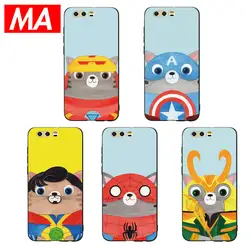 MA Kitty Мстители hero чехол для телефона для HuaweiP20 P10 P9 Lite Pro Чехлы ультратонкий TPU чехол для Honor8 9 10 Lite Mate10 20