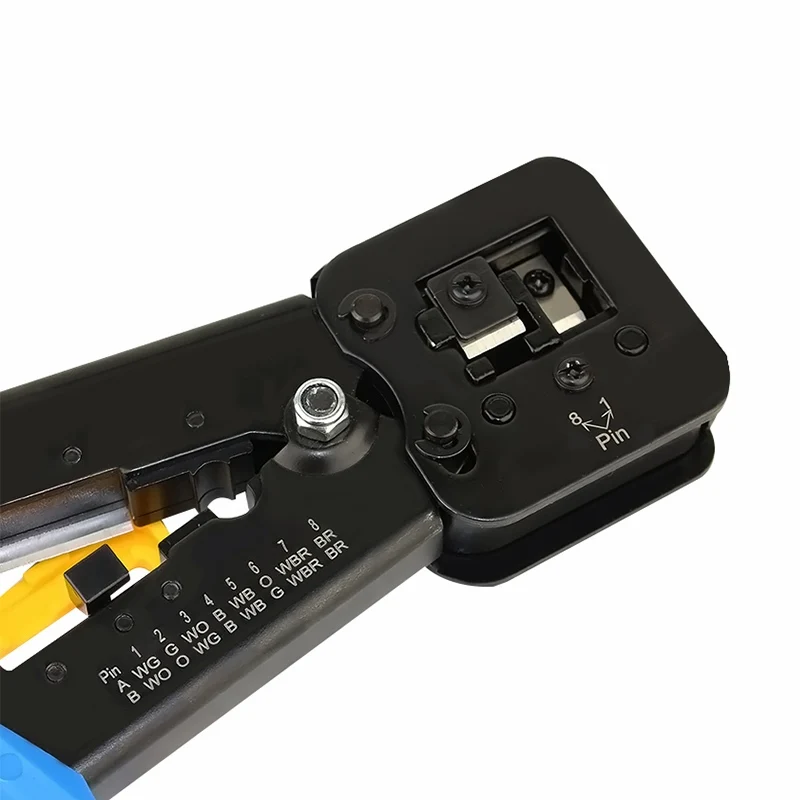 Multifunction EZ rj45 crimper hand network tools pliers rj12 cat5 cat6 8p8c Cable Stripper pressing clamp tongs clip 