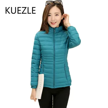 

2018 New Autumn Women Jacket Light Soft Cotton-Down Coat Female Winter Plus Size 5XL Outerwear windbreaker mujer Windbreaker