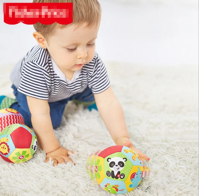 Новинка 0-12 месяцев Детские игрушки для детей животные когнитивный шар Мягкие плюшевые игрушки со звуком детские погремушки для младенца бодибилдинг мяч