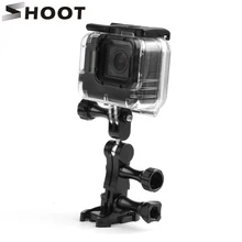 SHOOT алюминиевый сплав 360 градусов Поворотный Штатив Адаптер крепление для GoPro Hero 6 5 7 черный 4 Xiaomi Yi 4K Sjcam Go Pro аксессуар