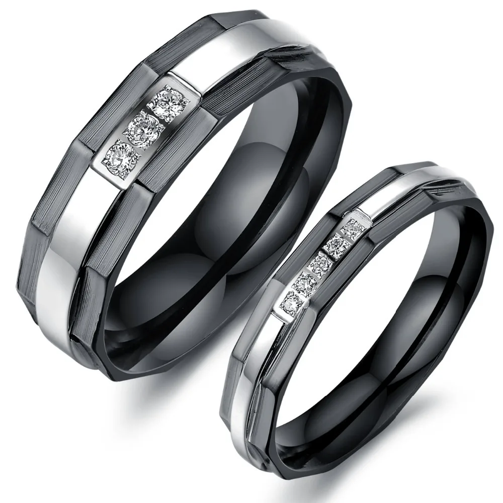 online shop black wedding rings for men and women stainless steel cz diamond ring aliexpress mobile - Black Wedding Rings For Women online shop black wedding rings for men and women stainless steel cz diamond ring aliexpress mobile - Black Wedding Rings For Women