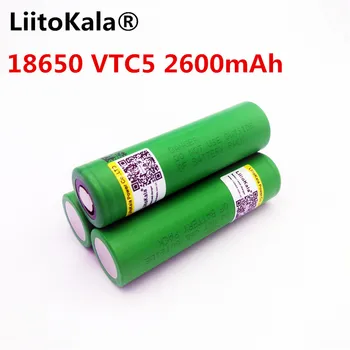 

3PCS /lot liitokala New original 3.7V 2600mAh rechargeable Li-ion battery 18650 Akku for Sony US18650VTC5 VTC5 30A Toys flashlig