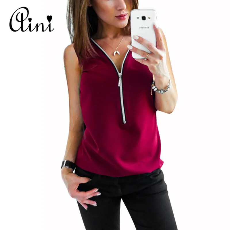 Plus Size Sleeveless Chiffon Blouses Summer Women Vest Chiffon Tank Top Boho Plus Size Tops Solid Female Blusa Beach Summer Tops Blouses