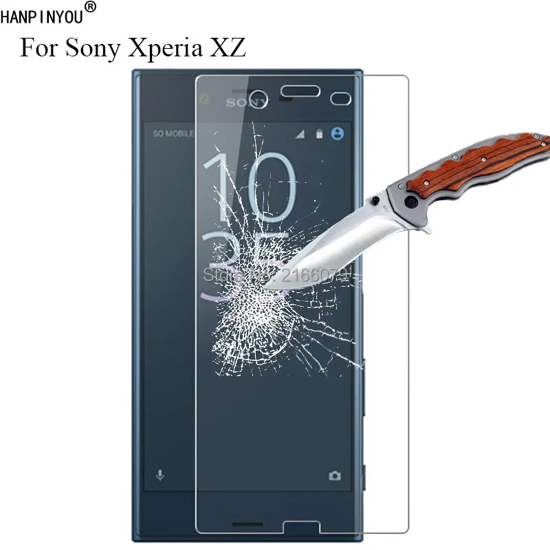 Новое закаленное стекло 9H 2.5D для защиты экрана Sony Xperia XZ F8331 / Dual F8332 5 2 &quot защитная
