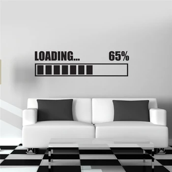 

Free shipping Wall Stickers Vinyl Decal Loading Gamer Gaming Wall Sticker RoomMates Home Decor Wall Art Murals Design C05