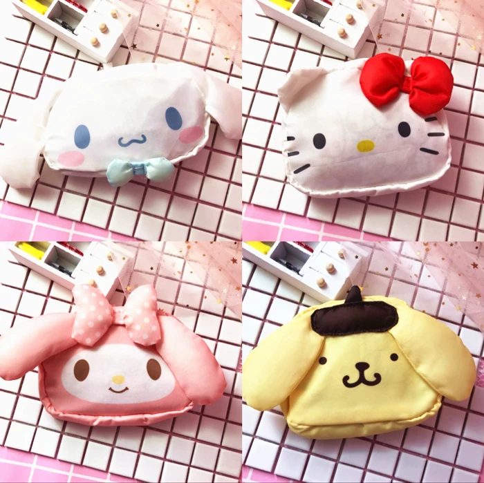 

cool 1PCS 40CM Melody Fashion Anime Portable Shopping Bag Reusable Tote Foldable Handbags Pouch Storage Bags NEW