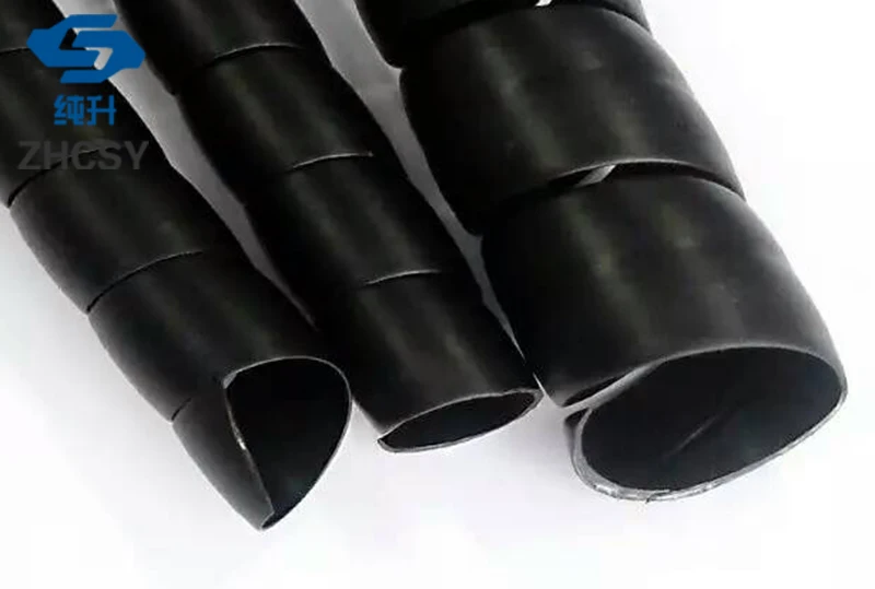 2M 32mm Spiral Wire Organizer Wrap Tube Flame retardant colorful spiral bands diameter Cable casing Cable