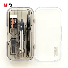 M& G брендовая школьная линейка механический карандаш ластик компасы набор канцелярских принадлежностей для офиса качественный чертежный набор для школьников