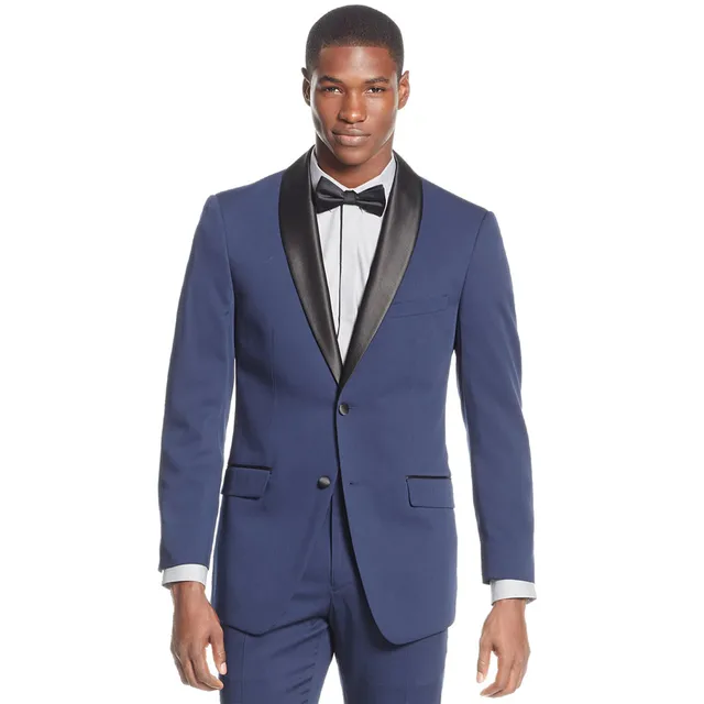 Anna Magnan Fashion Blue Mens Casual Suits 2 Ons Bespoke Anna Magnan Fashion Blue Mens Casual Suits 2 Ons Bespoke Business Working Wedding Tuxedos Party