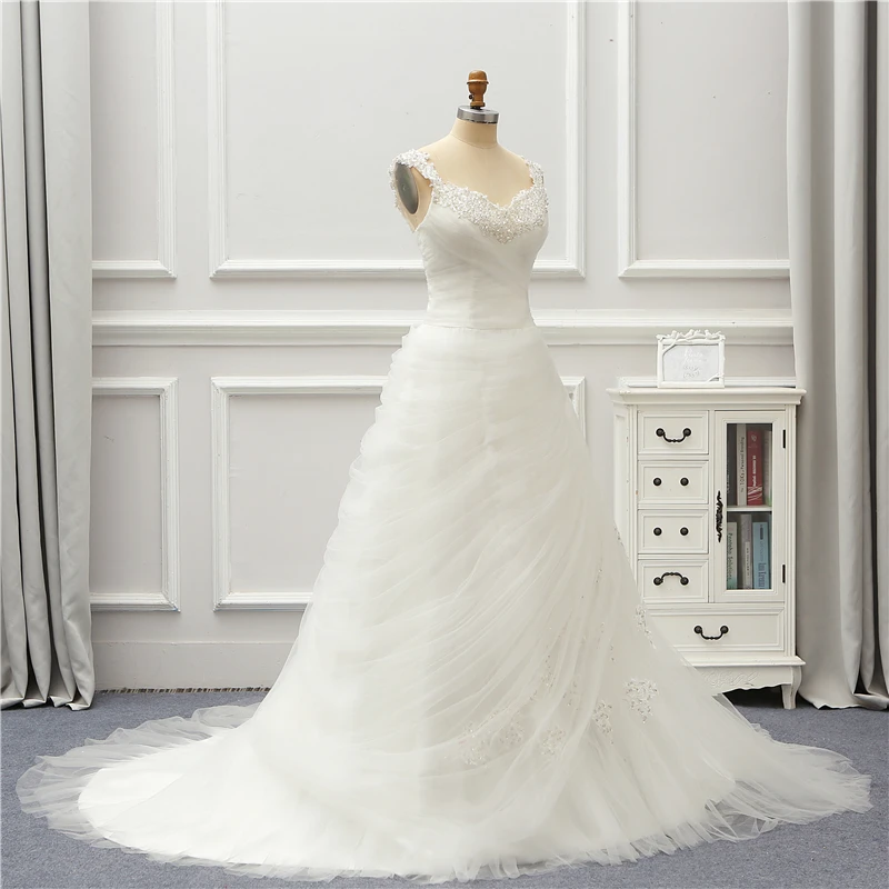Жанна любовь свадебное платье из фатина 2020 кружевное Robe De Mariage линии Милая Vestido Noiva